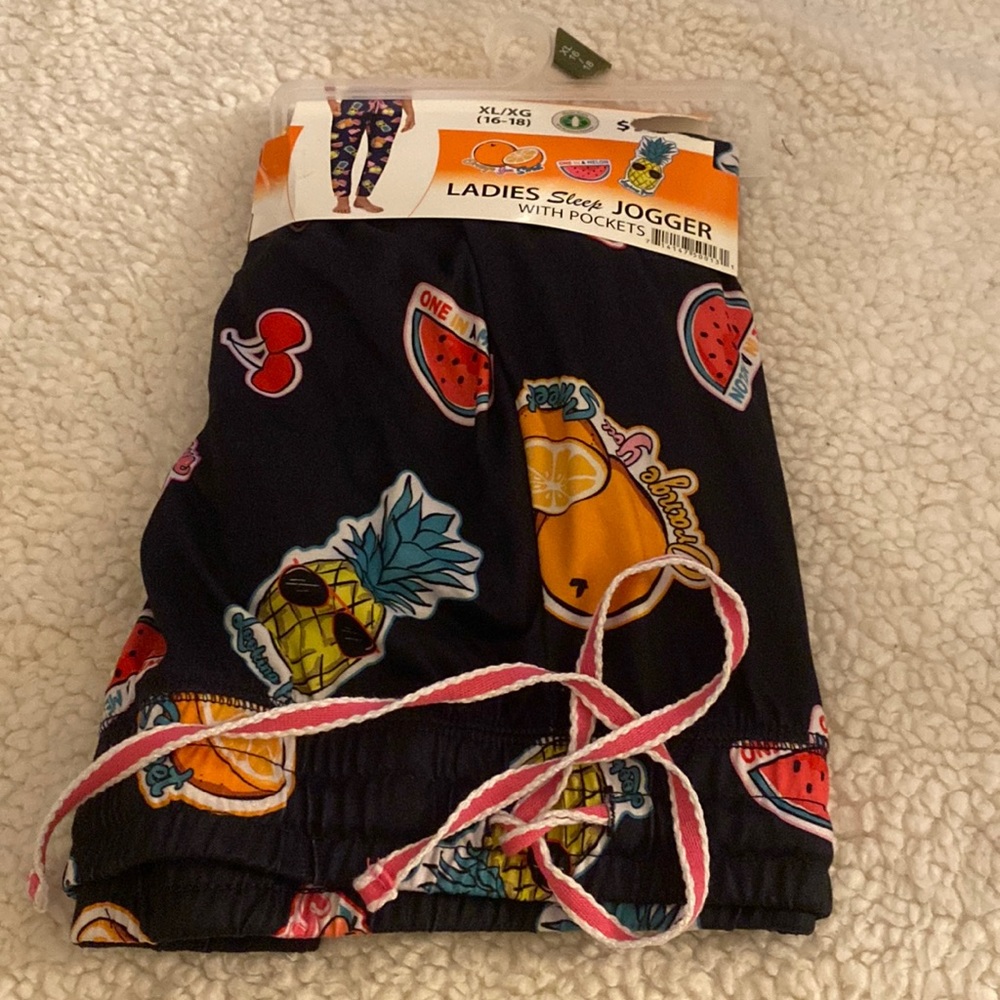 💚Fruit Tropical Sleep Jogger‎ PJ Pants💚